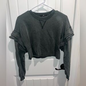 7 For All Mankind Cropped Sweater
